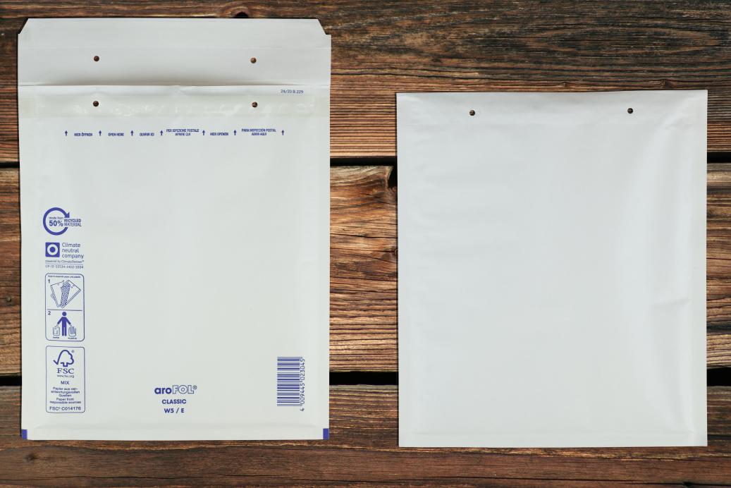 Luftpolstertaschen 240x275 mm (5 / E) Haftklebend Weiß